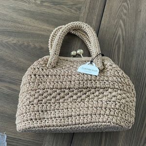 Caterina Bertini gold tote